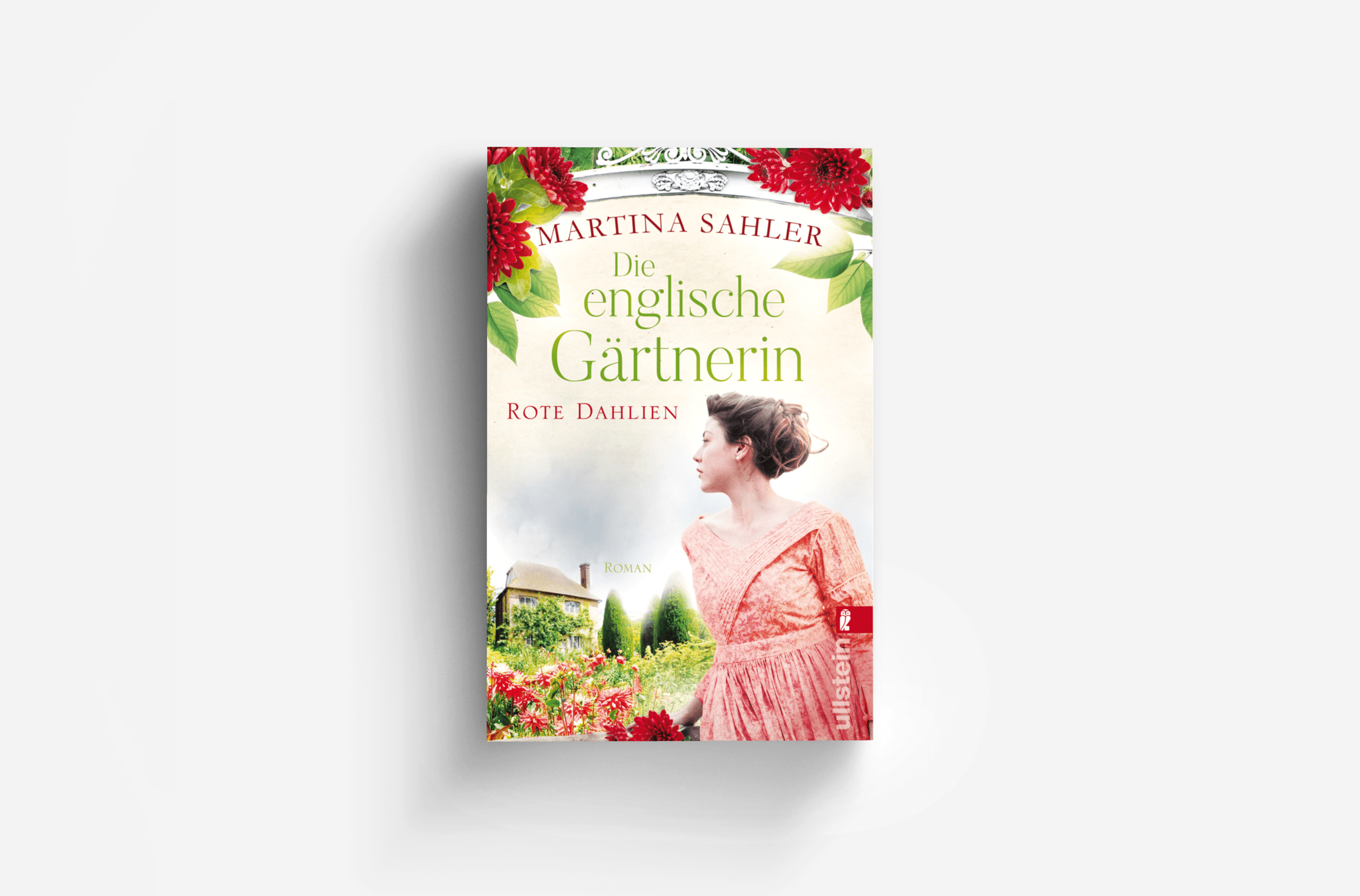 Buchcover von Die englische Gärtnerin - Rote Dahlien (Die Gärtnerin von Kew Gardens 2)