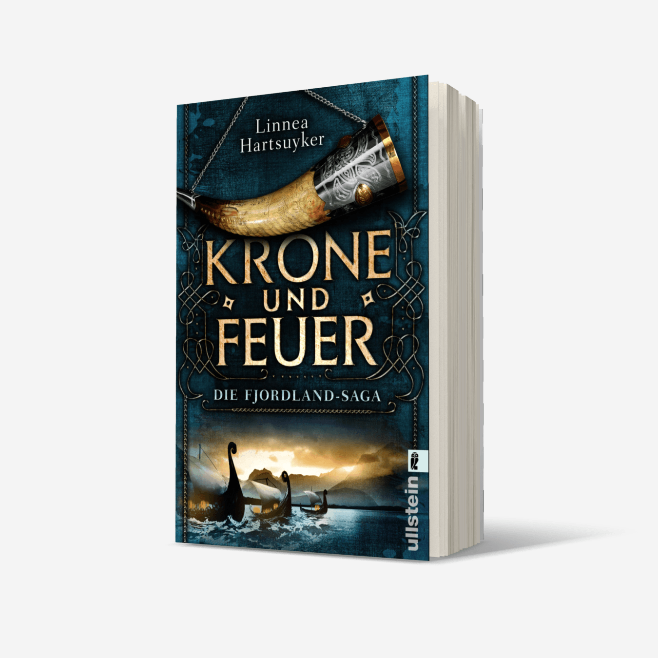 Buchcover von Krone und Feuer (Die Fjordland-Saga 1)