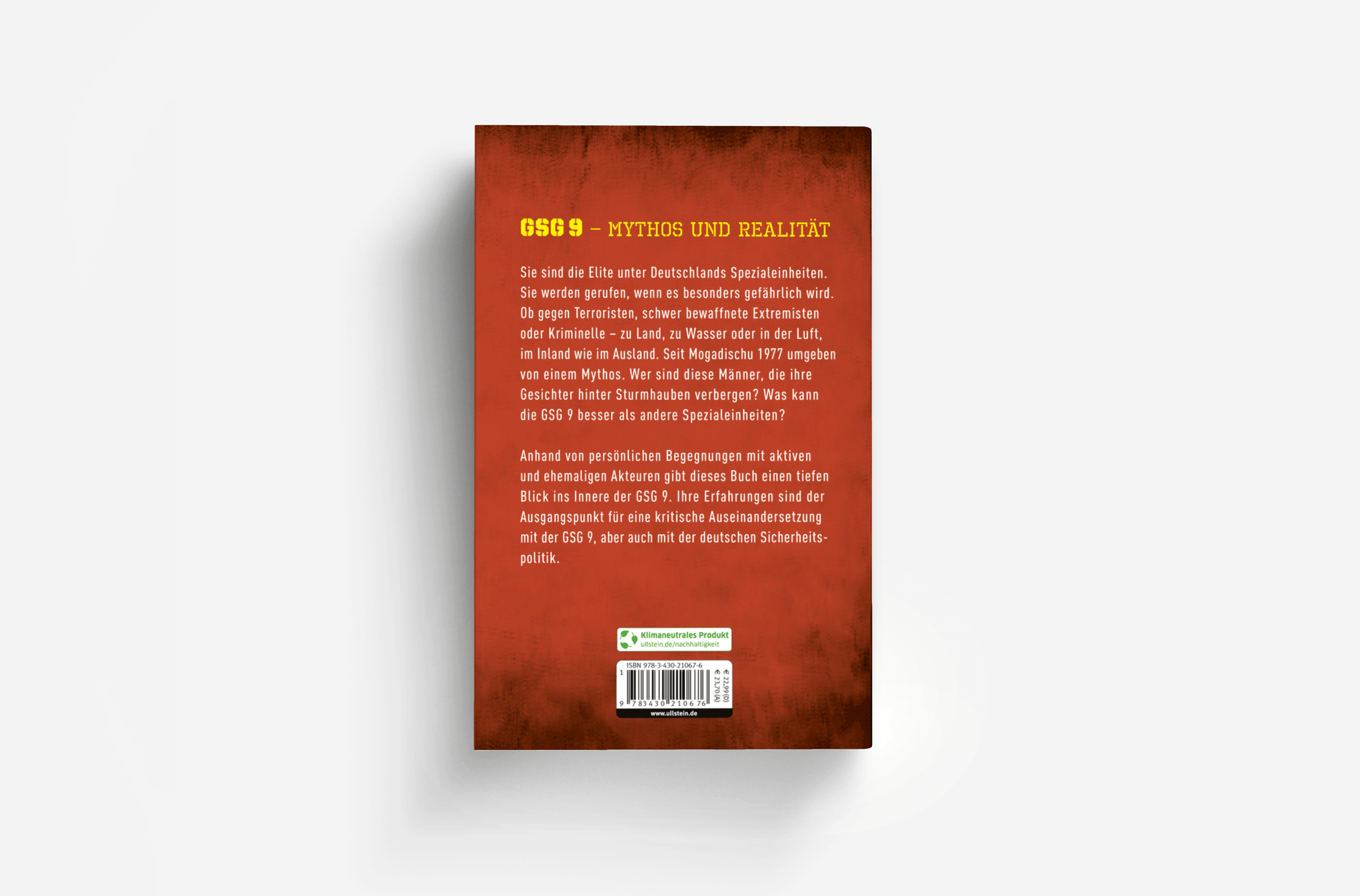 Buchcover von GSG 9 – Terror im Visier