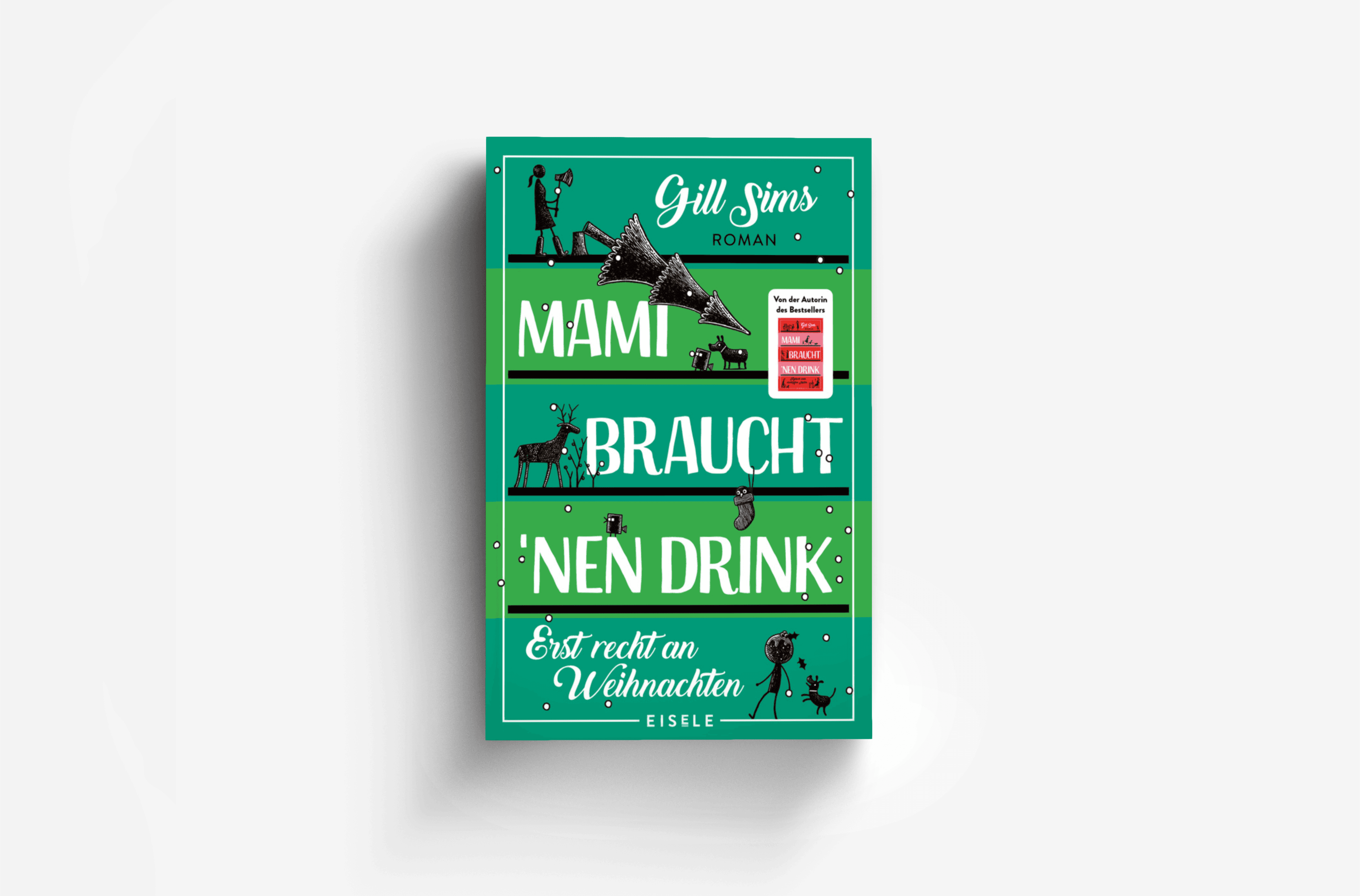 Buchcover von Mami braucht 'nen Drink – erst recht an Weihnachten (Die Mami-Reihe 5)