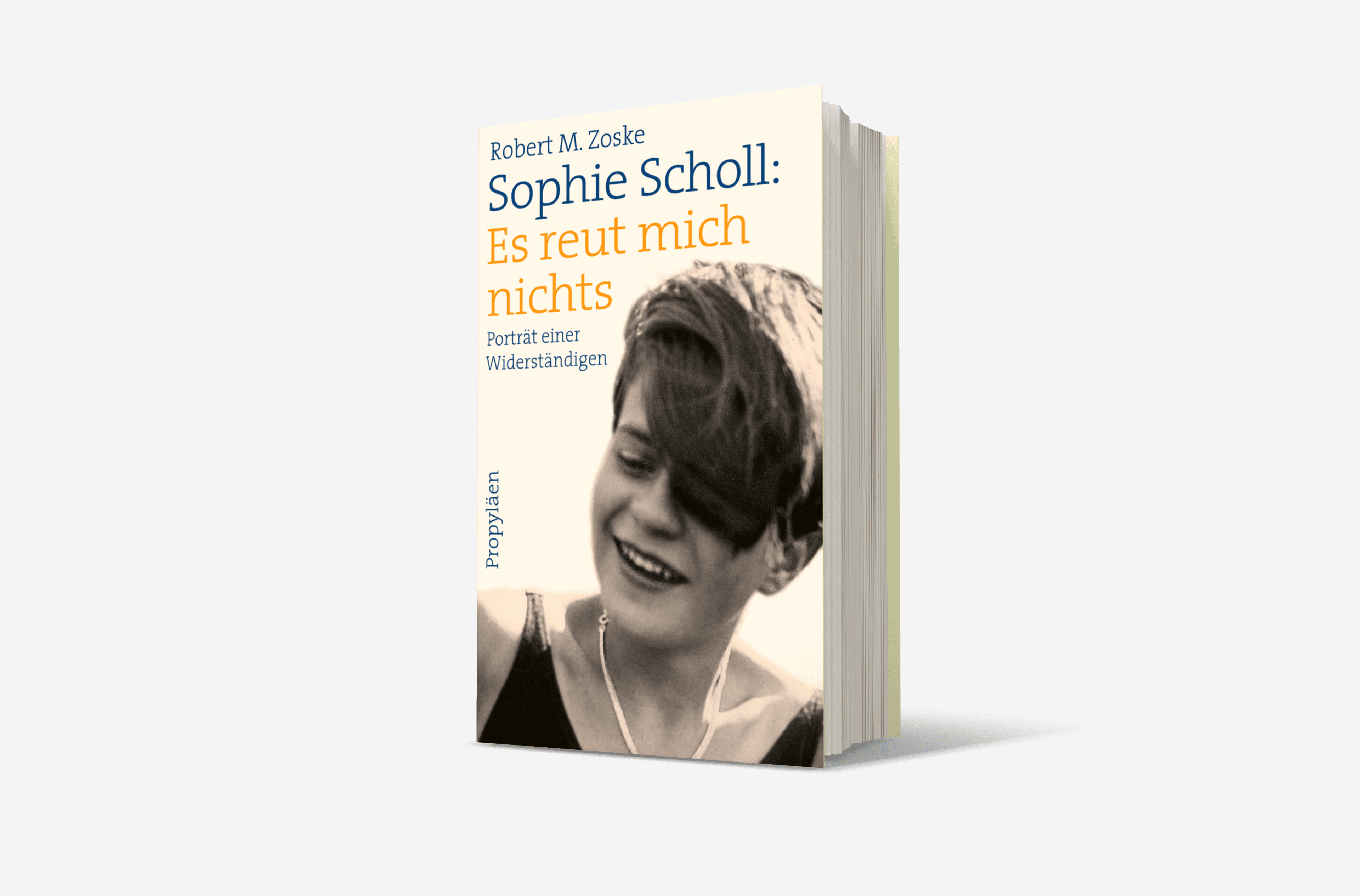 Buchcover von Sophie Scholl: Es reut mich nichts
