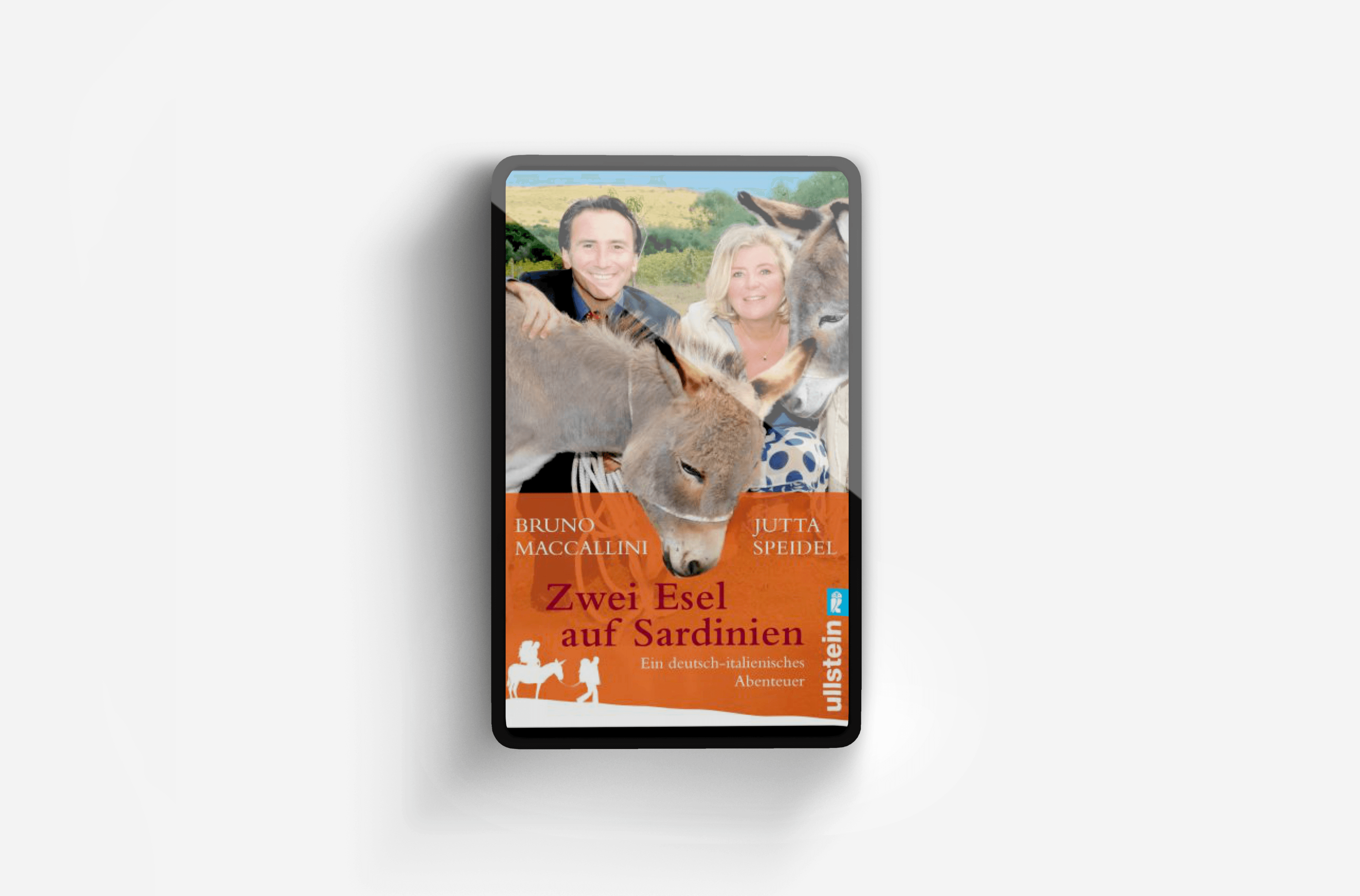 Buchcover von Zwei Esel auf Sardinien