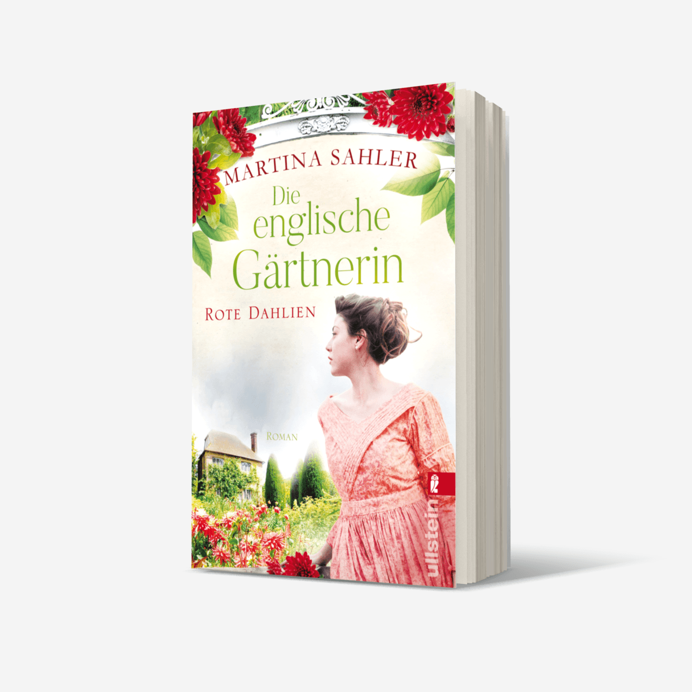 Buchcover von Die englische Gärtnerin - Rote Dahlien (Die Gärtnerin von Kew Gardens 2)