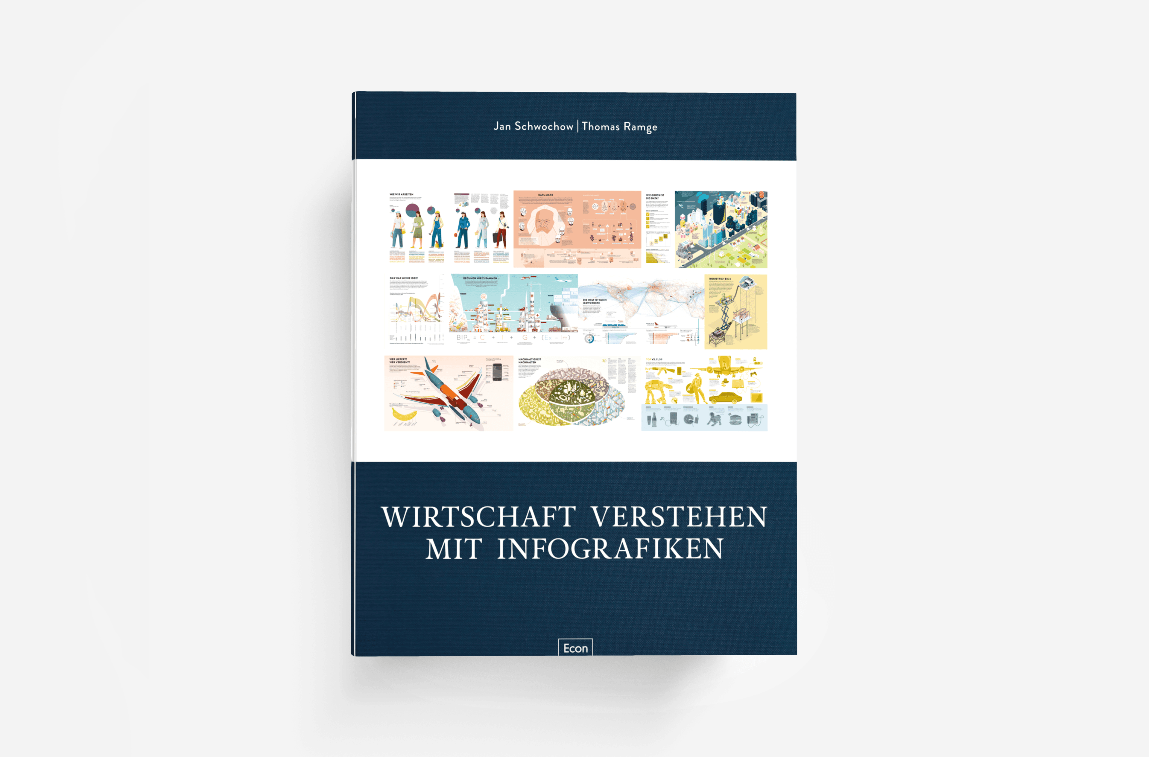 Buchcover von Wirtschaft verstehen mit Infografiken