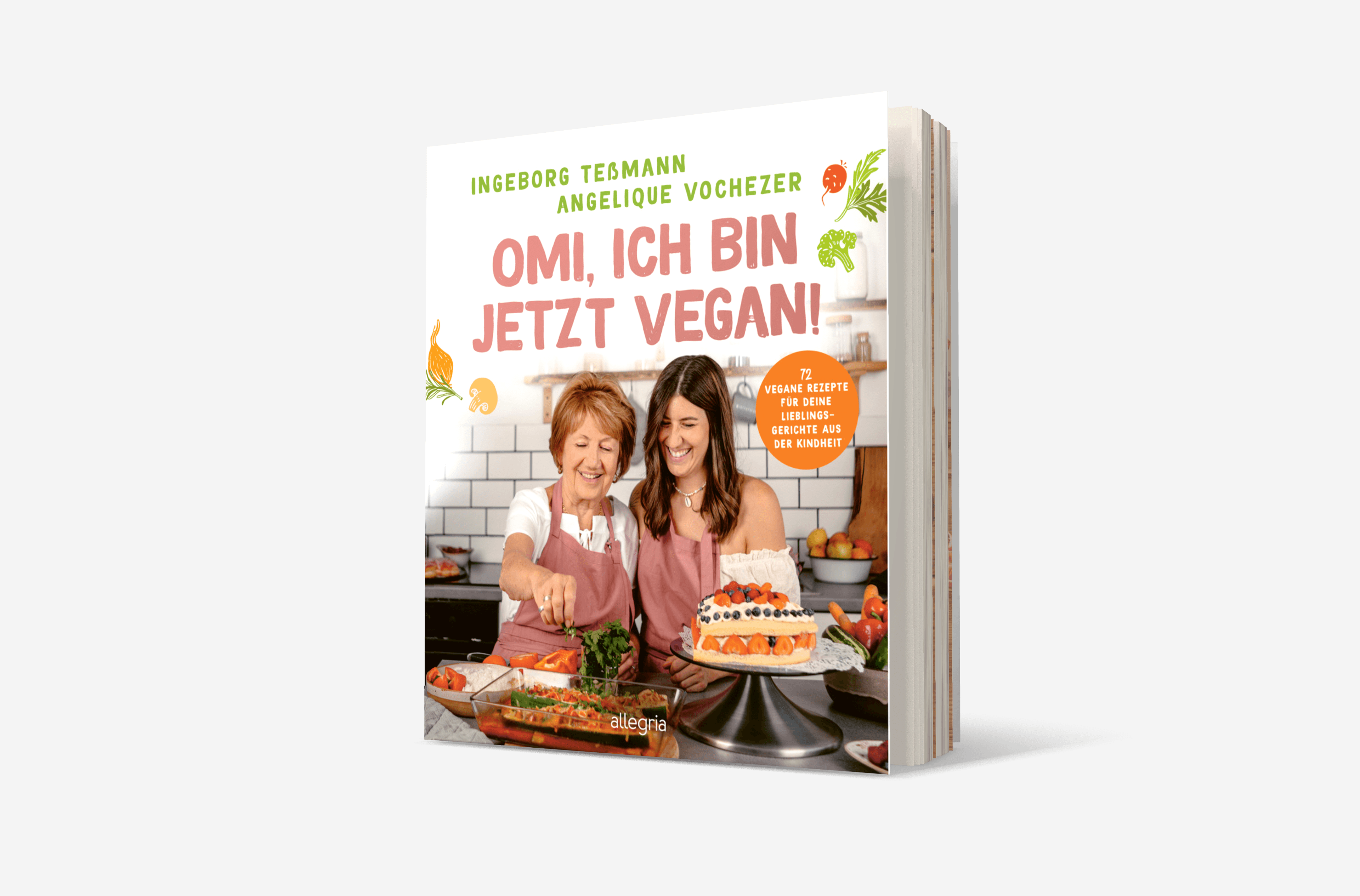 Buchcover von Omi, ich bin jetzt vegan!