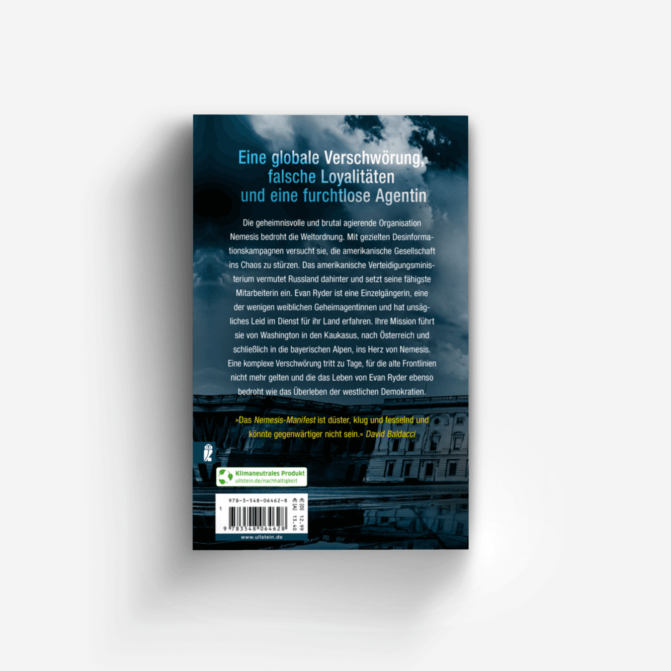 Buchcover von Das Nemesis-Manifest (Evan Ryder-Serie 1)