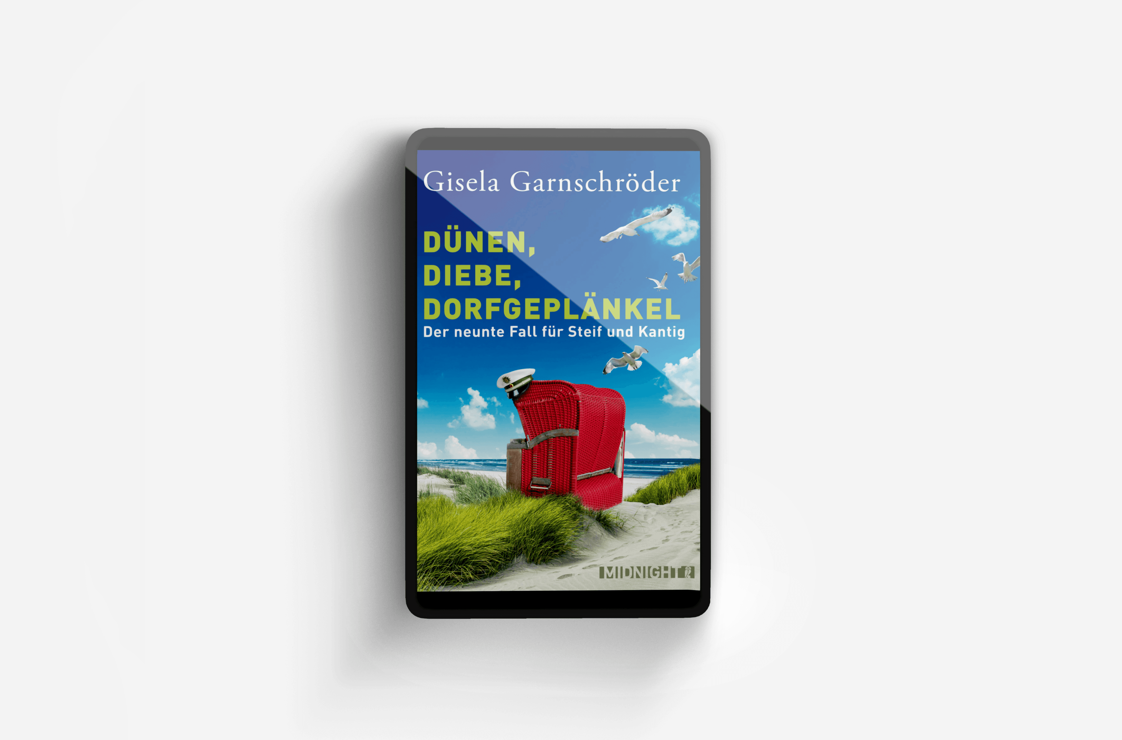 Buchcover von Dünen, Diebe, Dorfgeplänkel (Ein-Steif-und-Kantig-Krimi 9)
