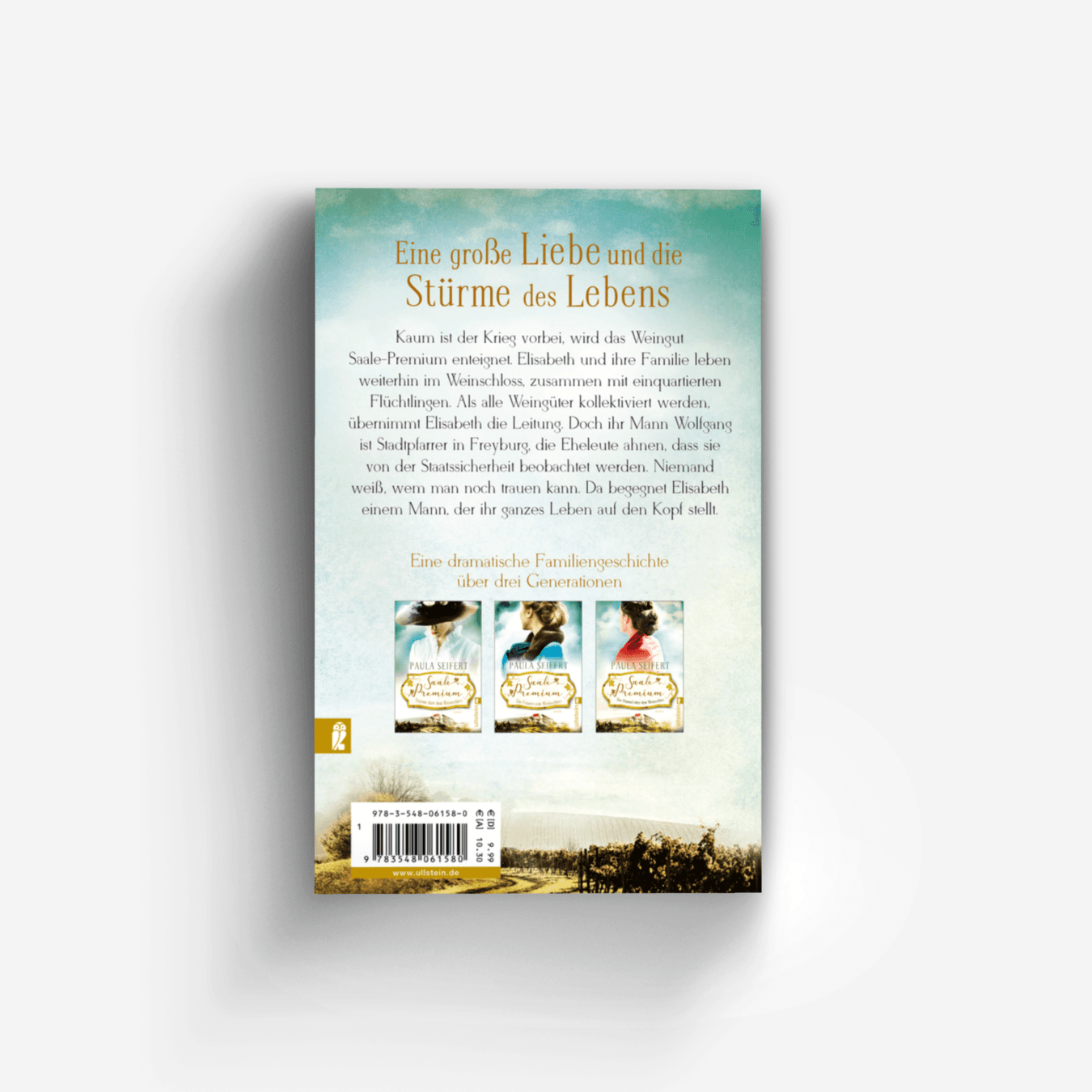 Buchcover von Saale Premium - Der Himmel über dem Weinschloss (Die Weinschloss-Saga 3)