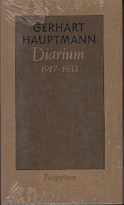 Buchcover von Diarium 1917 bis 1933
